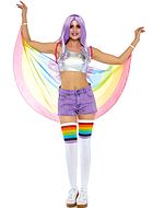 Costume wings, rainbow color